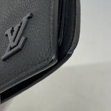 【6fc4101】ルイヴィトン 財布 アエログラム ポルトフォイユマルコ M25944 ブラック【中古】メンズ