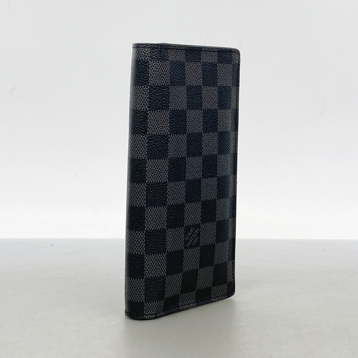 【6fc4132】ルイヴィトン 長財布 ダミエ・グラフィット ポルトフォイユブラザ N62665 ブラック【中古】メンズ