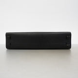 【6fc4134】グッチ ハンドバッグ バンブー 002 1034 レザー ブラック シルバー金具【中古】レディース
