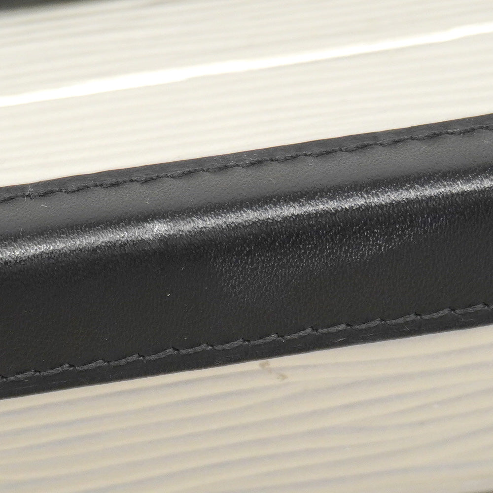 【6fc4153】ルイヴィトン ショルダーバッグ エピ プティットマル M55309 シルバー ブラック【中古】レディース
