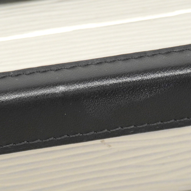 【6fc4153】ルイヴィトン ショルダーバッグ エピ プティットマル M55309 シルバー ブラック【中古】レディース