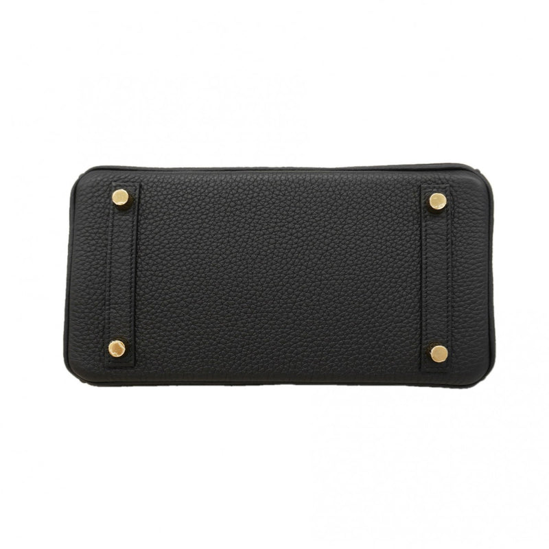 【6fc4161-g】エルメス ハンドバッグ バーキン25 トゴ ブラック ゴールド金具 K刻印【中古】レディース