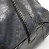 【6fc4169】セリーヌ トートバッグ レザー ブラック シルバー金具【中古】レディース