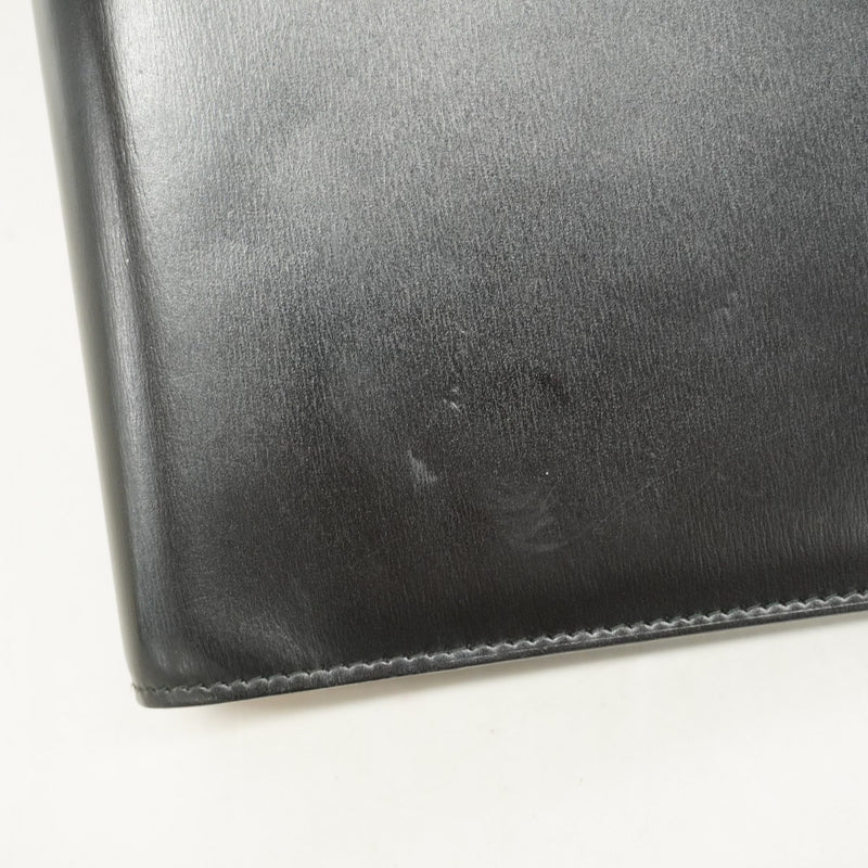 【6fc4179】カルティエ 手帳カバー パンテール レザー ブラック ゴールド金具【中古】メンズ レディース ユニセックス