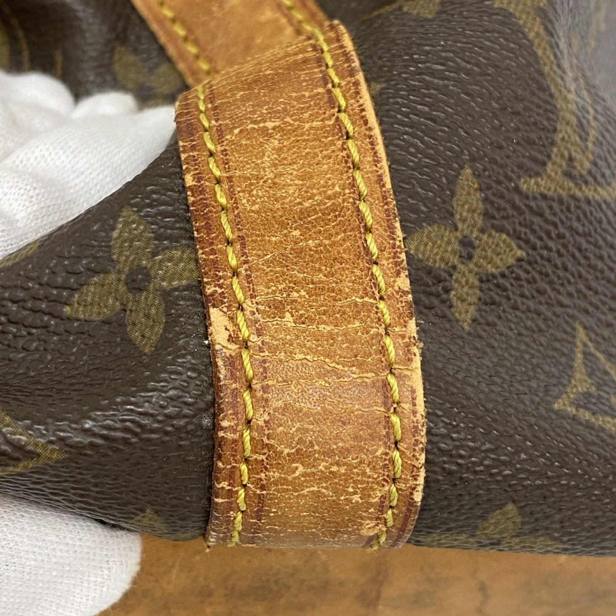 【6fc4189】ルイヴィトン ショルダーバッグ モノグラム プチノエ M42226 ブラウン【中古】レディース