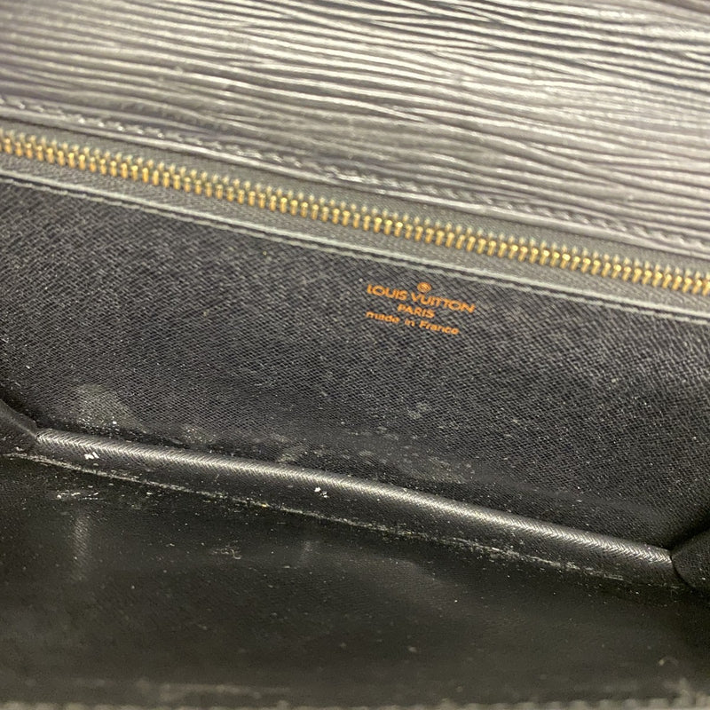 【6fc4194】ルイヴィトン クラッチバッグ エピ ポシェットセリエドラゴンヌ M52612 ノワール【中古】メンズ