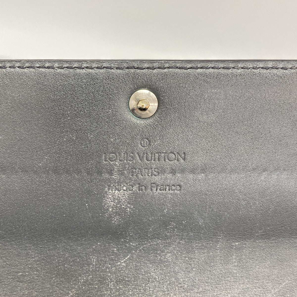 【6fc4197】ルイヴィトン 長財布 モノグラム・マット ポシェットポルトモネクレディ M65172 ノワール【中古】レディース