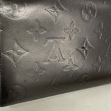 【6fc4197】ルイヴィトン 長財布 モノグラム・マット ポシェットポルトモネクレディ M65172 ノワール【中古】レディース