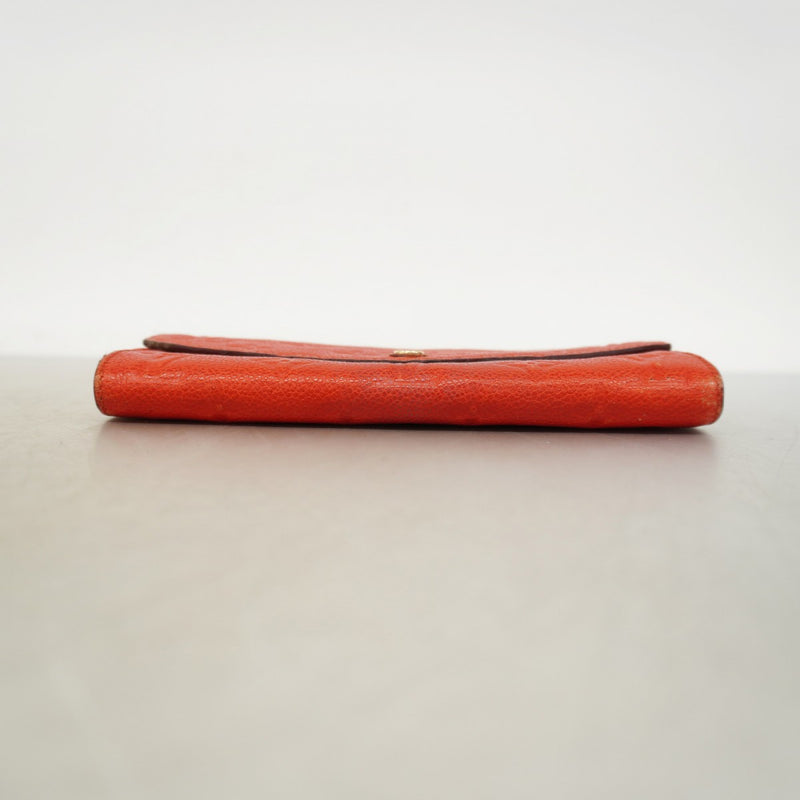 【6fc4217】ルイヴィトン 長財布 モノグラム・アンプラント ポルトフォイユキュリーズ M60302 オリアン【中古】レディース