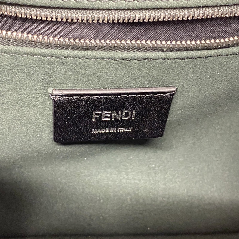 【6fc4218】フェンディ ショルダーバッグ バケットメッセンジャー レザー パープル シルバー金具【中古】メンズ
