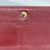 【6fc4225】ルイヴィトン 長財布 ヴェルニ ポルトフォイユサラ M93530 ポムダムール【中古】レディース