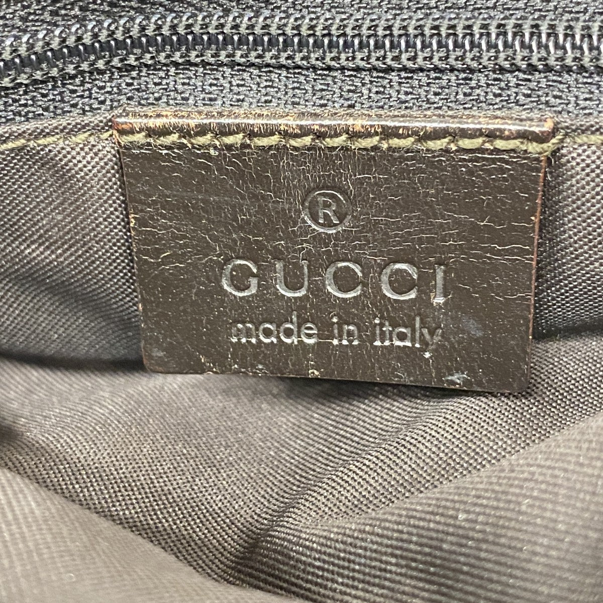 【6fc4232】グッチ ショルダーバッグ GGキャンバス 002 1076 キャンバス ブラウン シルバー金具【中古】レディース