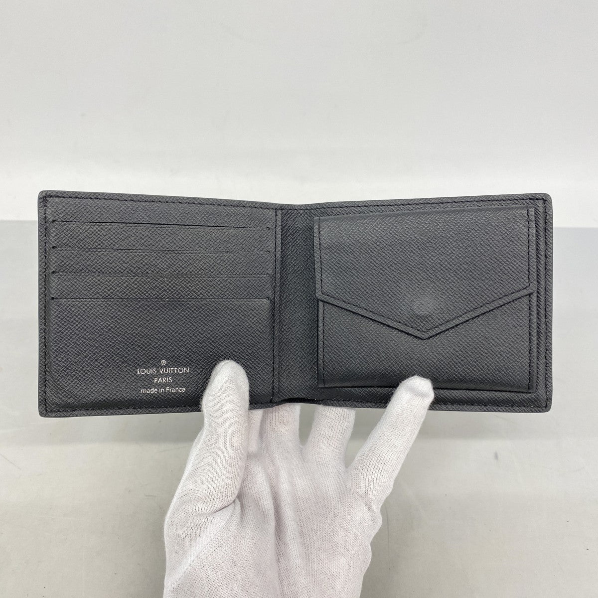 【6fc4239】ルイヴィトン 財布 タイガ ポルトフォイユマルコNM M30865 ブラック【中古】メンズ