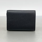 【6fc4240】グッチ 三つ折り財布 ホースビット 745988 レザー ブラック ゴールド金具【中古】レディース