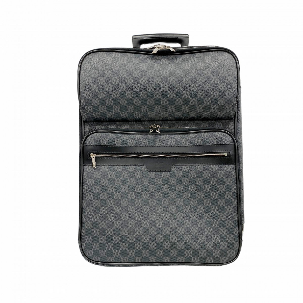 【6fc4243】ルイヴィトン キャリーバッグ ダミエ・グラフィット ペガス55ビジネス N23300 ブラック【中古】メンズ