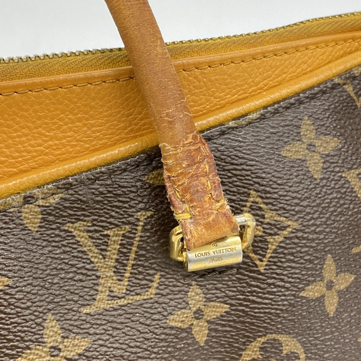 【6fc4259】ルイヴィトン ハンドバッグ モノグラム パラス M40929 サフラン 2wayバッグ【中古】レディース