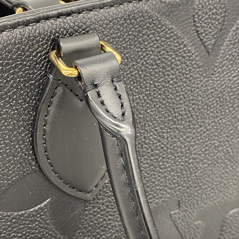 【6fc4263】ルイヴィトン トートバッグ モノグラム・アンプラント オンザゴーMM M45595 ノワール 2wayバッグ【中古】レディース