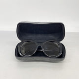 【6fc4266】シャネル サングラス 5372-A プラスチック ブラック シルバー金具【中古】レディース