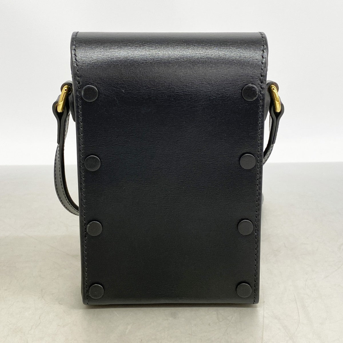 【6fc4272-k】グッチ ショルダーバッグ ホースビット 625615 レザー ブラック ゴールド金具【中古】レディース