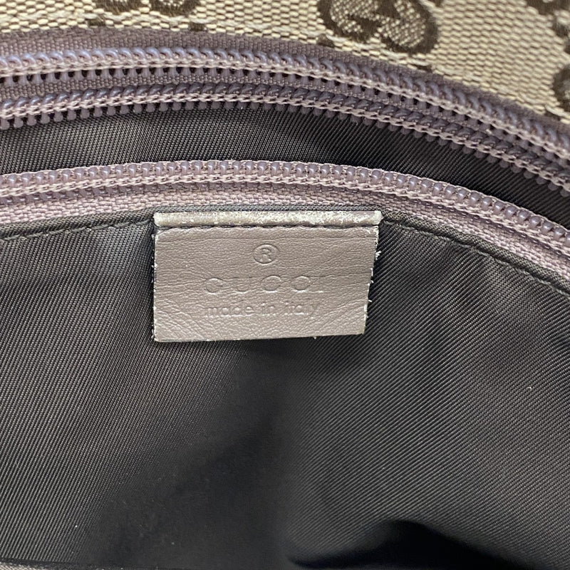 【6fc4275-k】グッチ トートバッグ GGキャンバス 155524 キャンバス ブラウン シルバー金具【中古】レディース