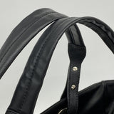 【6fc4281-h】シャネル トートバッグ パリビアリッツ キャンバス ブラック シルバー金具【中古】レディース
