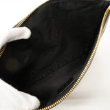 【6fc4294-k】グッチ クラッチバッグ ズゥミ 570728 レザー ブラック ゴールド/シルバー金具【中古】メンズ