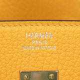 【6fc4296-g】エルメス ハンドバッグ バーキン25 トゴ パイユ シルバー金具 G刻印【中古】レディース