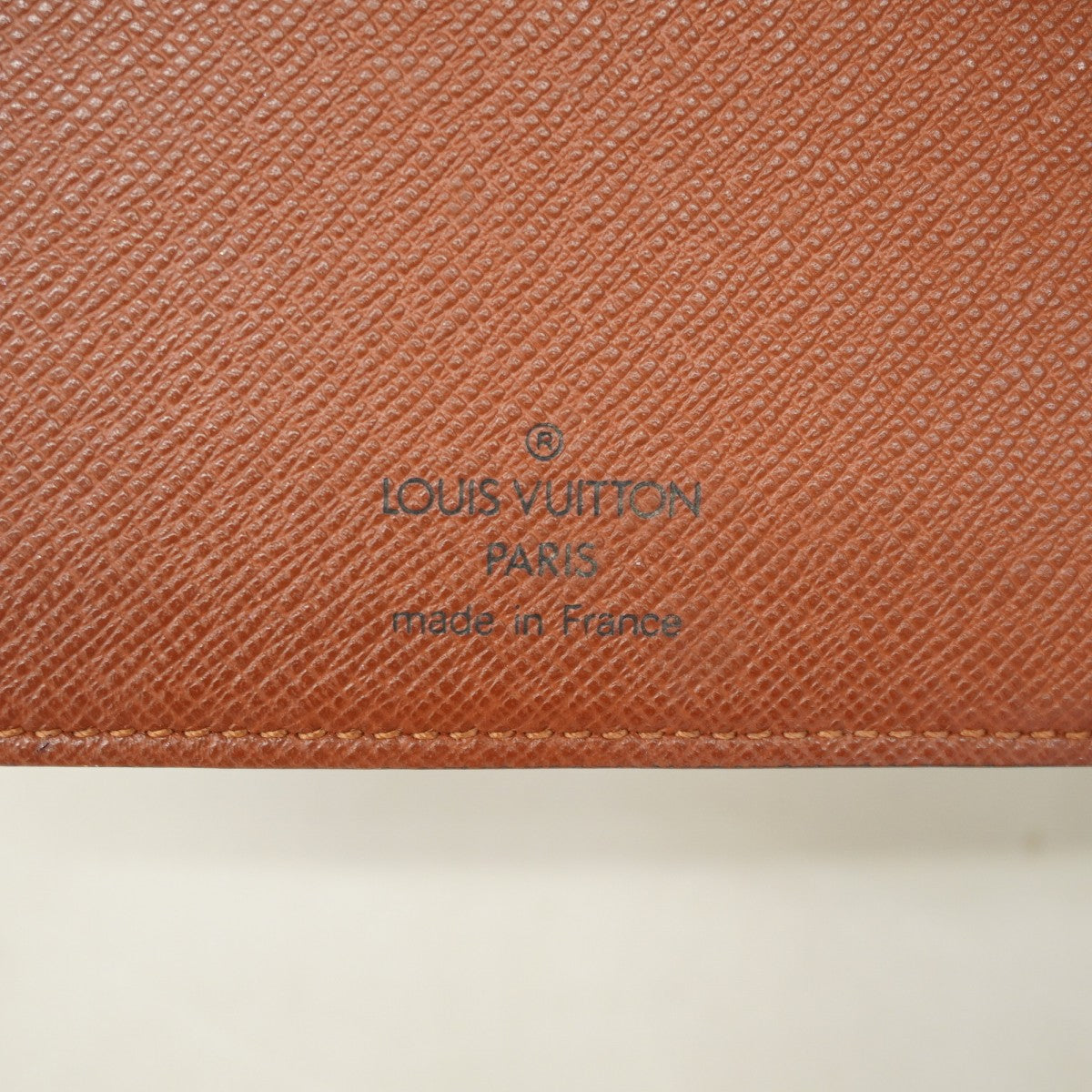 【6fc4335】ルイヴィトン 手帳カバー モノグラム アジェンダMM R20105 ブラウン【中古】メンズ レディース ユニセックス