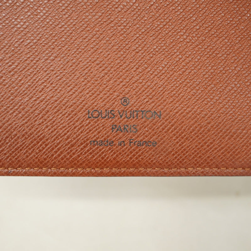 【6fc4335】ルイヴィトン 手帳カバー モノグラム アジェンダMM R20105 ブラウン【中古】メンズ レディース ユニセックス