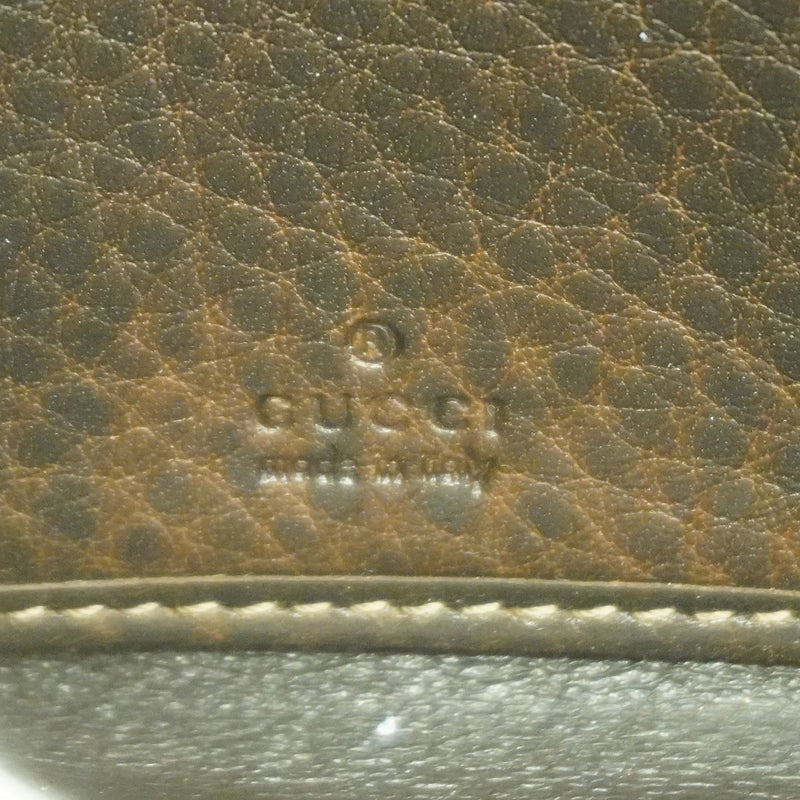 【6fc4367-k】グッチ 長財布 GGキャンバス バンブー 224253 キャンバス ブラウン シャンパンゴールド金具【中古】レディース