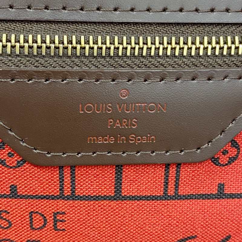 【6fc4380】ルイヴィトン トートバッグ ダミエ ネヴァーフルMM N51105 エベヌ【中古】レディース