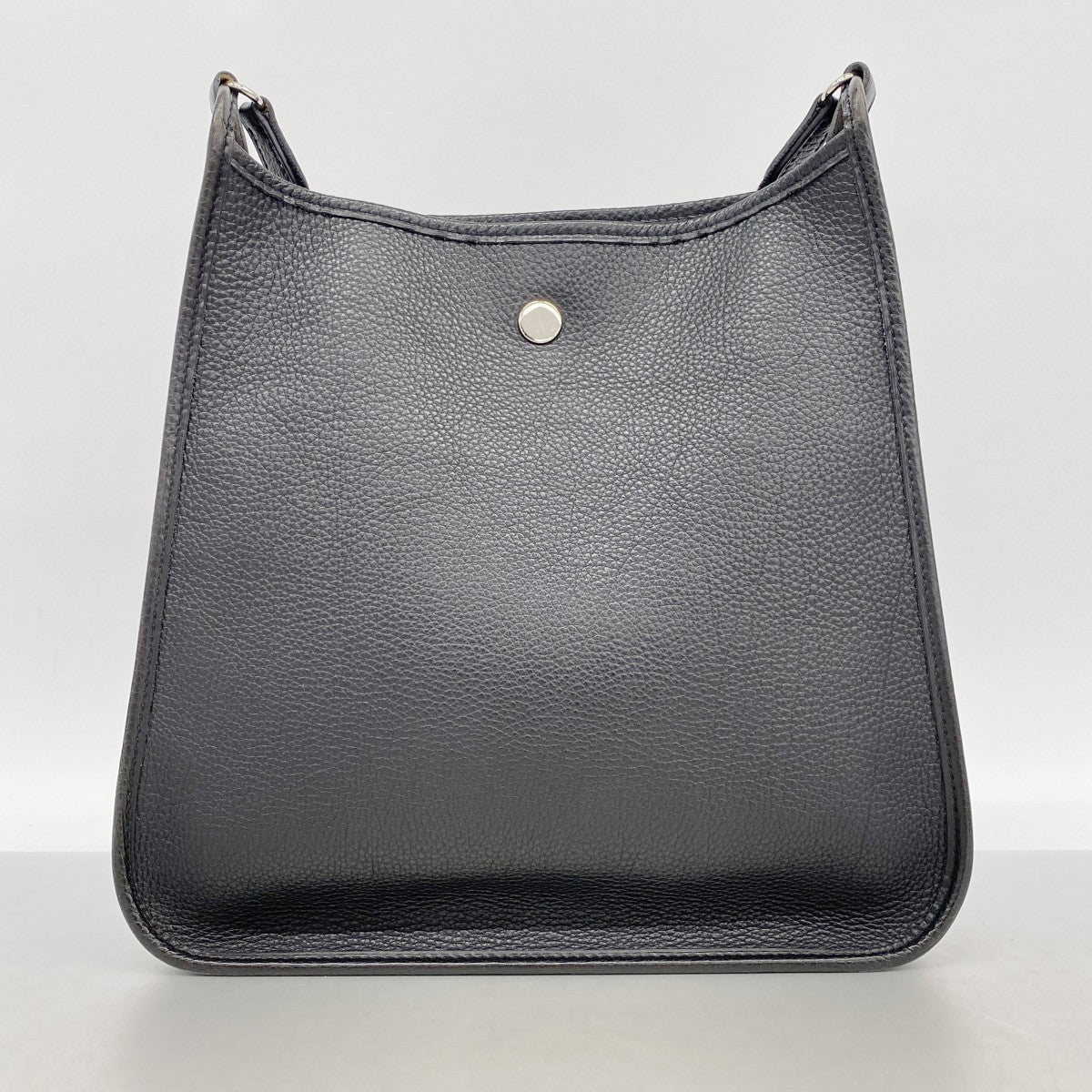 【6fc4388】エルメス ショルダーバッグ ヴェスパPM トゴ ブラック シルバー金具 □B刻印【中古】レディース