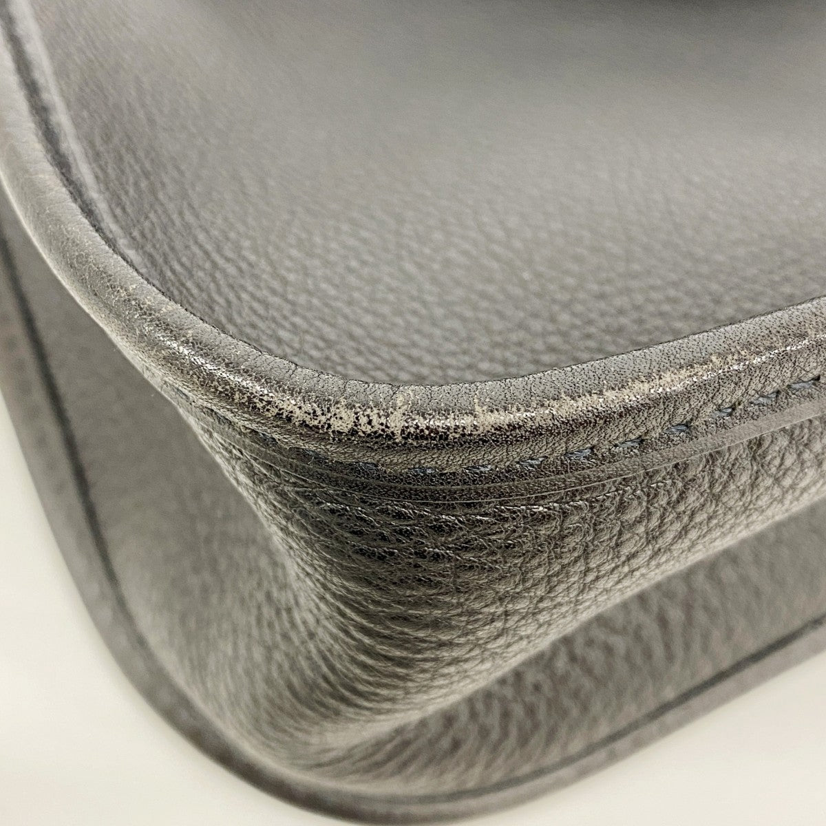 【6fc4388】エルメス ショルダーバッグ ヴェスパPM トゴ ブラック シルバー金具 □B刻印【中古】レディース