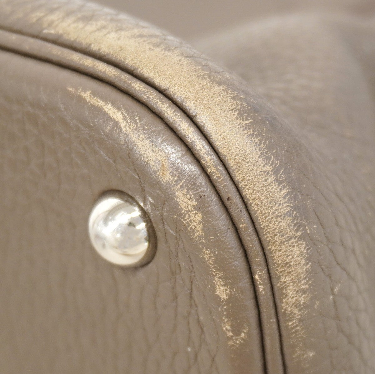 【6fc4391-h】エルメス ハンドバッグ ボリード35 トリヨンクレマンス エタン シルバー金具 □Q刻印 2wayバッグ【中古】レディース