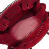 【6fc4394】エルメス ハンドバッグ バーキン30 トゴ ルージュグレナ シルバー金具 X刻印【中古】