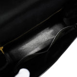 【6fc4396】エルメス ハンドバッグ ケリー28 アルデンヌ ブラック ゴールド金具 □C刻印 2wayバッグ【中古】レディース
