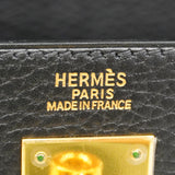 【6fc4400】エルメス ハンドバッグ ジェリー32 アルデンヌ ブラック ゴールド金具 □G刻印 2wayバッグ【中古】レディース