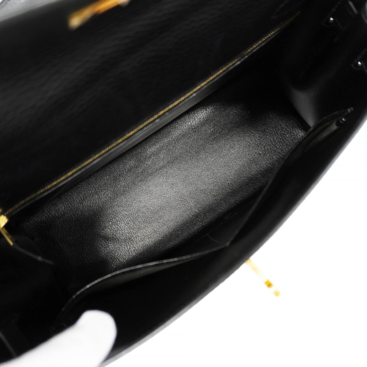 【6fc4400】エルメス ハンドバッグ ジェリー32 アルデンヌ ブラック ゴールド金具 □G刻印 2wayバッグ【中古】レディース