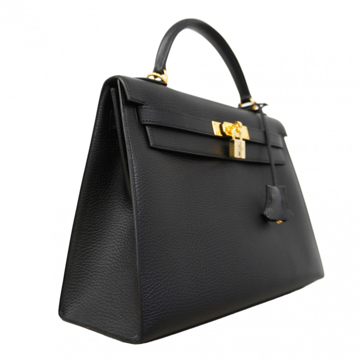 【6fc4400】エルメス ハンドバッグ ジェリー32 アルデンヌ ブラック ゴールド金具 □G刻印 2wayバッグ【中古】レディース