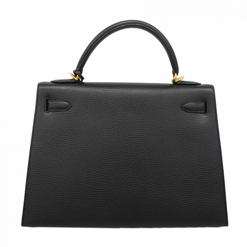 【6fc4400】エルメス ハンドバッグ ジェリー32 アルデンヌ ブラック ゴールド金具 □G刻印 2wayバッグ【中古】レディース