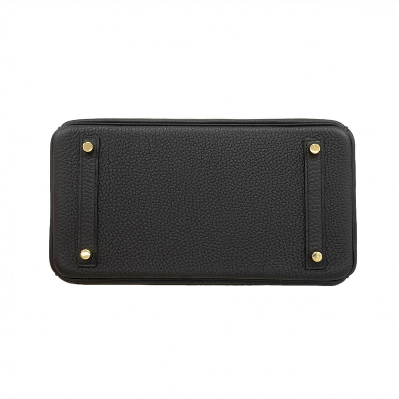 【6fc4406-g】エルメス ハンドバッグ バーキン30 トゴ ブラック ゴールド金具 K刻印【中古】レディース
