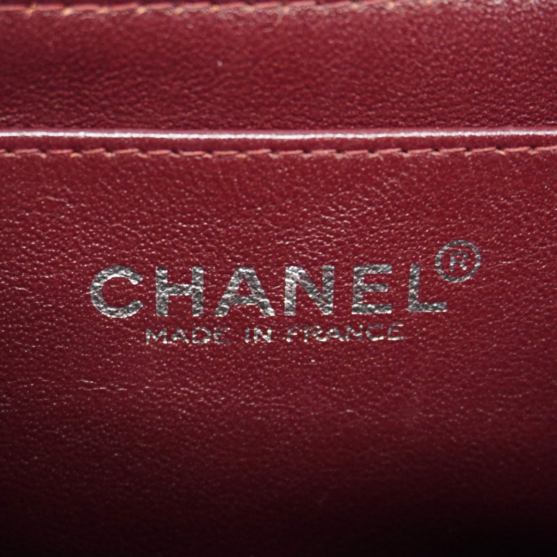 【6fc4408】シャネル ショルダーバッグ マトラッセ チェーンショルダー コットン ブラック シルバー金具【中古】レディース