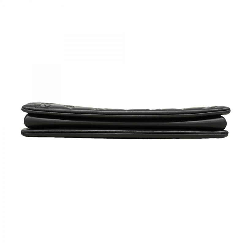 【6fc4421】ルイヴィトン ハンドバッグ モノグラム・エンボス クッサンMM M21264 ノワール 2wayバッグ【中古】レディース