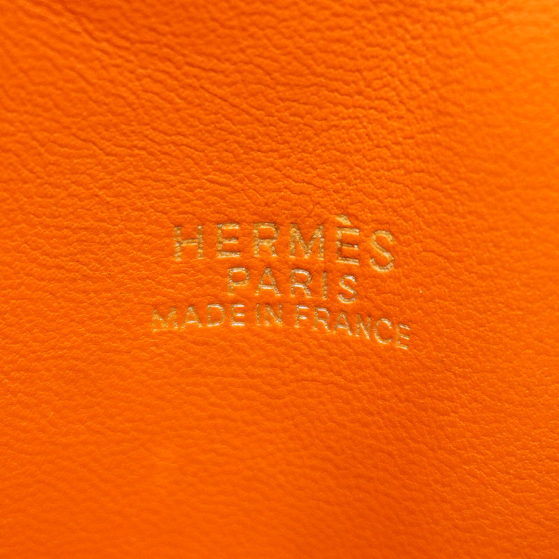【6fc4423】エルメス ハンドバッグ ボリード31 トリヨンクレマンス オレンジ シルバー金具 □I刻印【中古】レディース