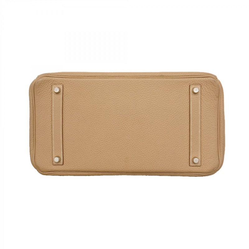 【6fc4429】エルメス ハンドバッグ バーキン35 トゴ タバックキャメル シルバー金具 □P刻印【中古】レディース
