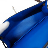 【6fc4445-g】エルメス ハンドバッグ ミニケリー2 トリコロール ヴォーエプソン ブルーイドラ ヴェールモワイヤン アルザン シルバー金具 W刻印 2wayバッグ【中古】レディース