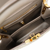 【6fc4451】ルイヴィトン ハンドバッグ モノグラム・ジャガード SINCE 1854 カプシーヌBB M46042 トープ 2wayバッグ【中古】レディース