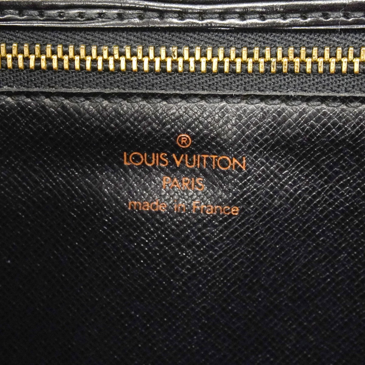 【6fc4472】ルイヴィトン クラッチバッグ エピ ポシェットセリエドラゴンヌ M52762 ノワール【中古】メンズ
