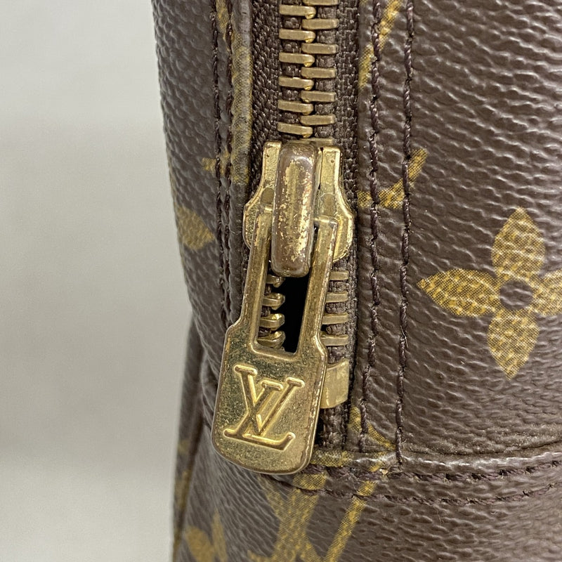 【6fc4489】ルイヴィトン ポーチ モノグラム トゥルーストワレット23 M47524 ブラウン【中古】レディース