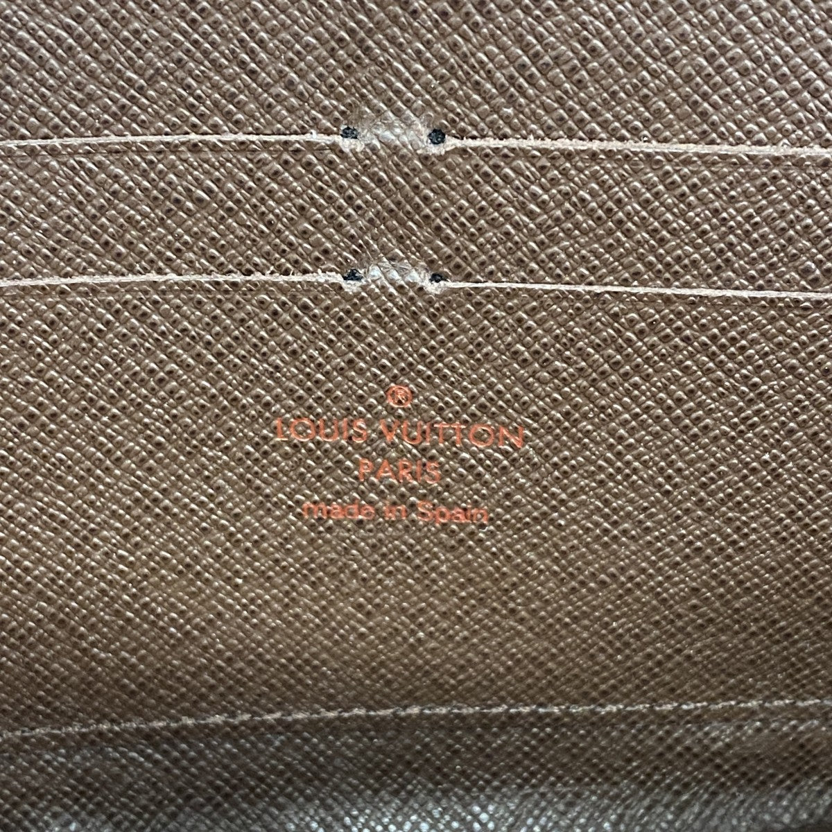 【6fc4492】ルイヴィトン 長財布 ダミエ ジッピーウォレット N60015 エベヌ【中古】メンズ レディース ユニセックス